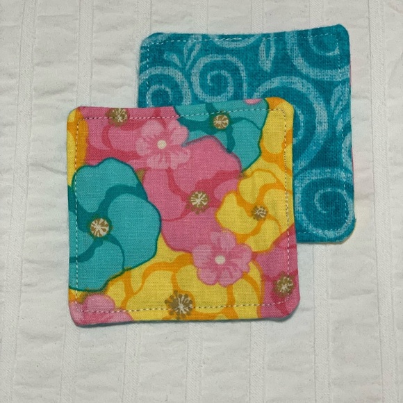 Reusable Facial Pads 100% Cotton Cute Prints Sustainable Eco Friendly Pick Ten - Picture 4 of 5